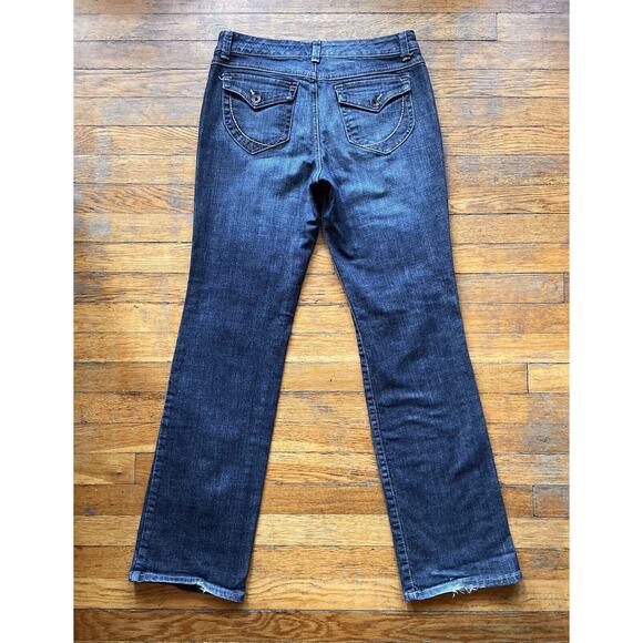 NINE WEST Jeans Bootcut Distressed Jeans sz 8/28 Long (Actual sz 31W) - Picture 10 of 15